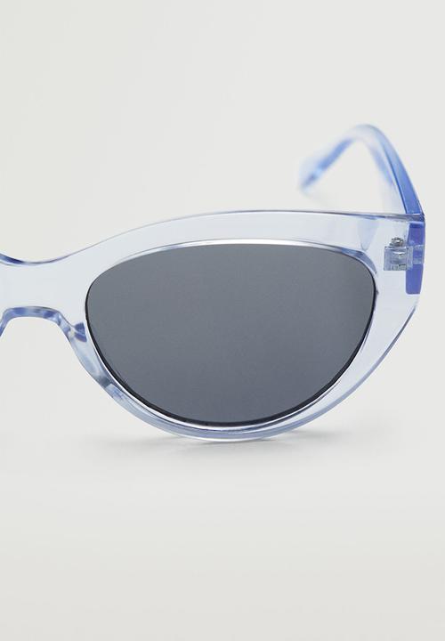 MANGO - Acetate frame sunglasses - blue