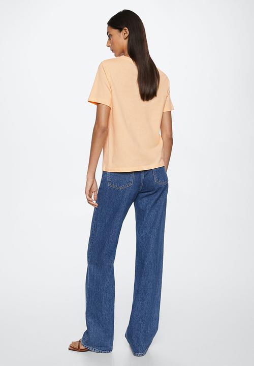 MANGO - T-shirt psgilubi - light pastel orange