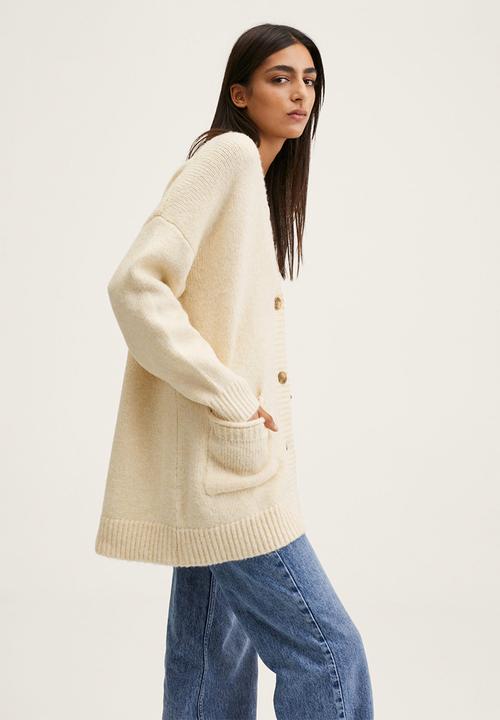 MANGO - Cardigan . nevada - light pastel beige