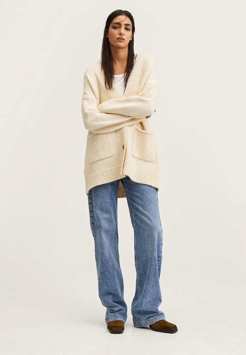 MANGO - Cardigan . nevada - light pastel beige