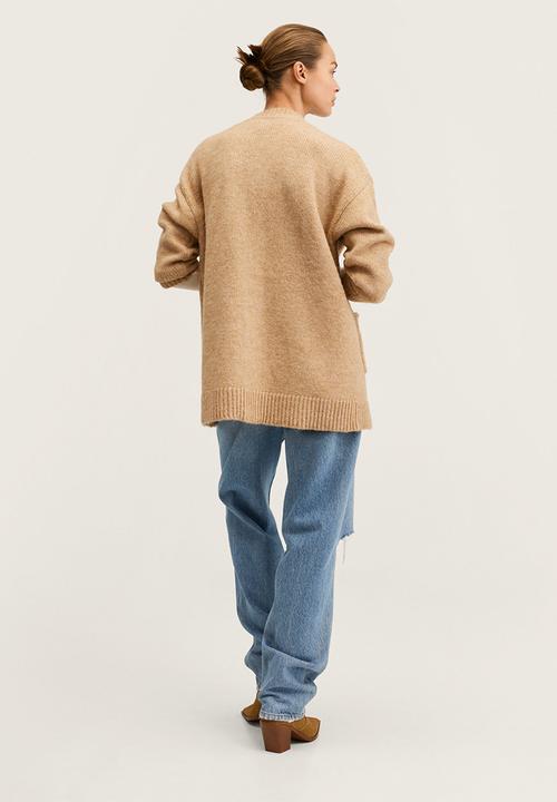 MANGO - Cardigan . nevada - medium brown