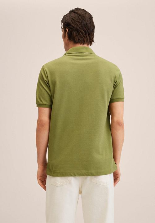 MANGO - Polo shirt . rea - green