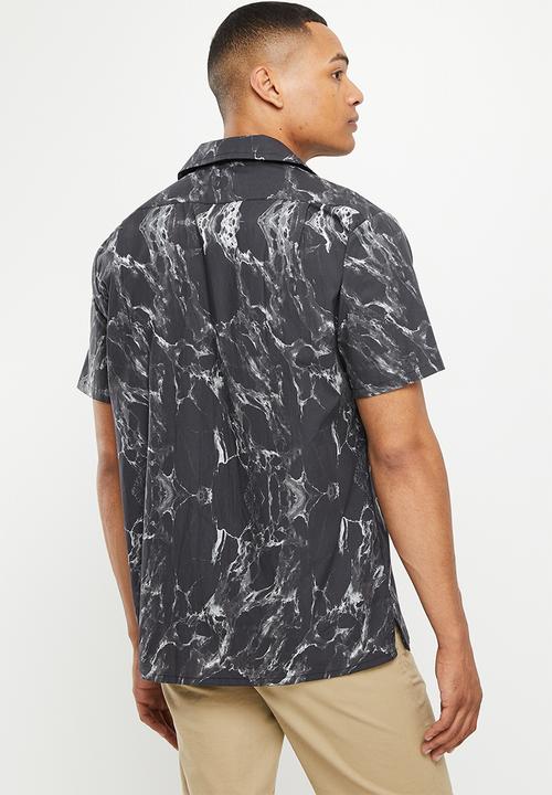 Fox - Karrera short sleeve woven - black
