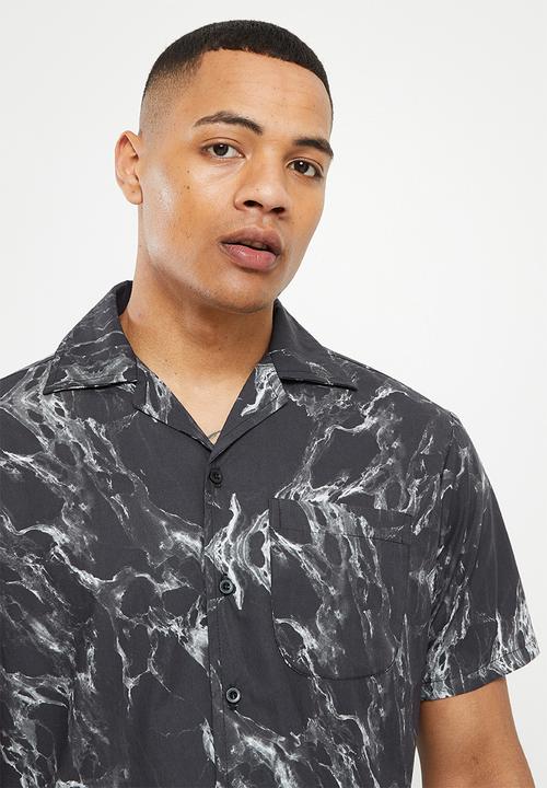 Fox - Karrera short sleeve woven - black