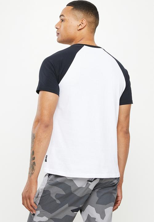 Fox - Pyre raglan short sleeve tee - white