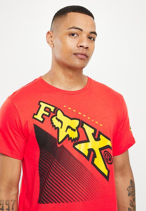 Fox - Burm short sleeve tee - flame red