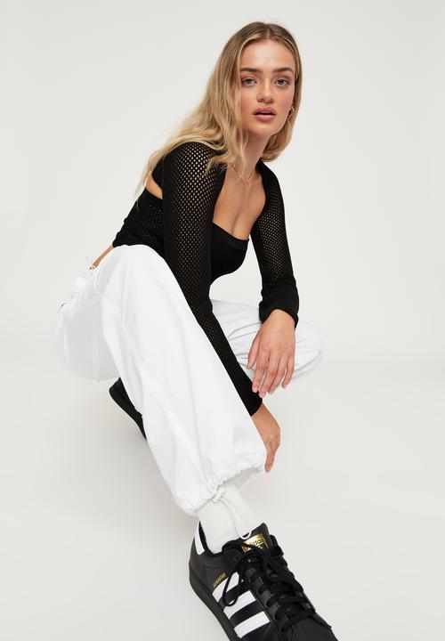 Supré  - Lala parachute pant - white
