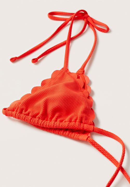 MANGO - Bikini top ondi - red