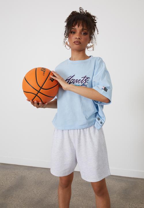 Factorie - Baggy fleece short - silver marle