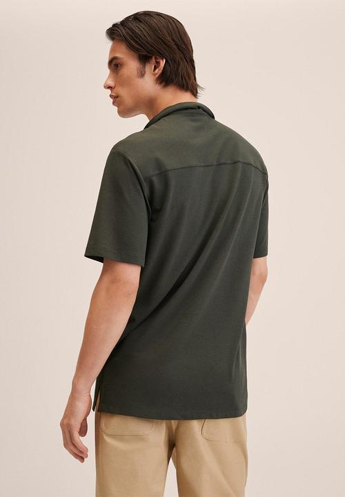 MANGO - Bonheur cotton modal blend shirt - khaki