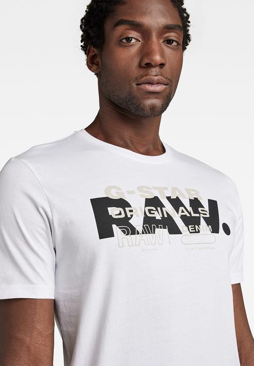 G-STAR - Raw originals slim T-shirt - white