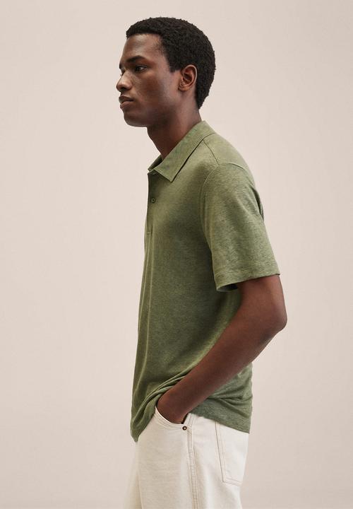 MANGO - Polo shirt amberes - green