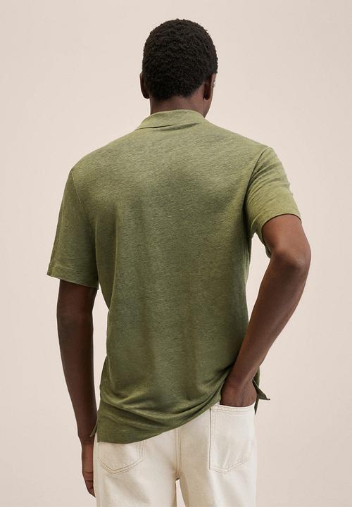 MANGO - Polo shirt amberes - green