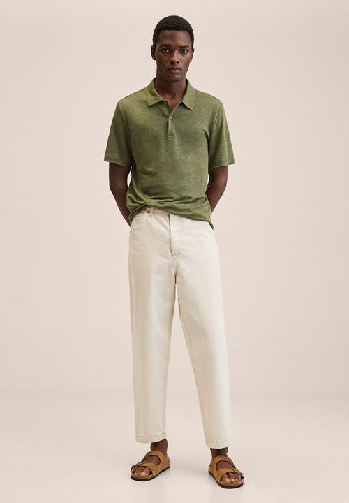 MANGO - Polo shirt amberes - green