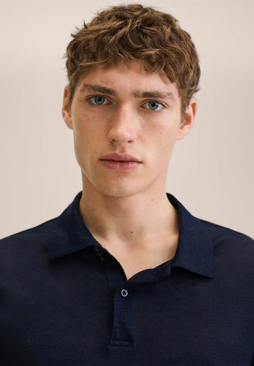 MANGO - Polo shirt amberes - navy