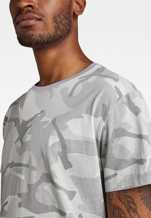 G-STAR - Camo T-shirt - cool grey woodland camo