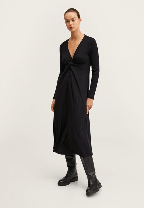 MANGO - Dress palson - black