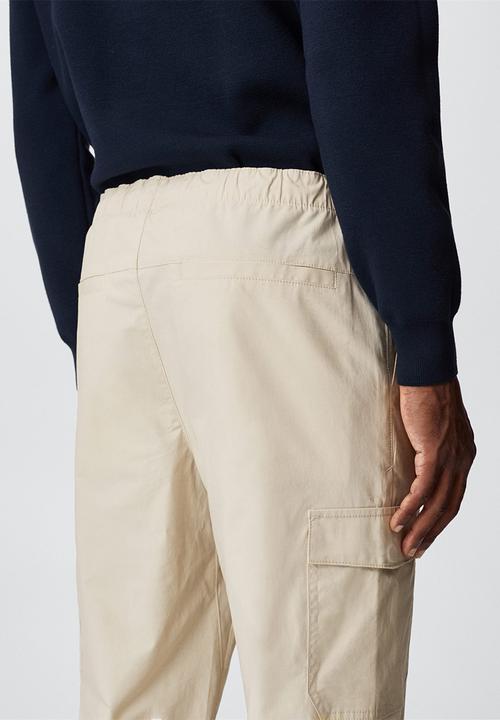 MANGO - Salonia pants - stone