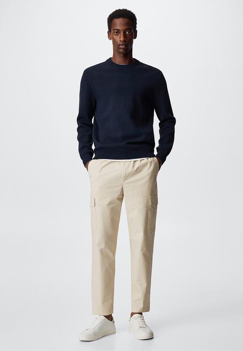 MANGO - Salonia pants - stone