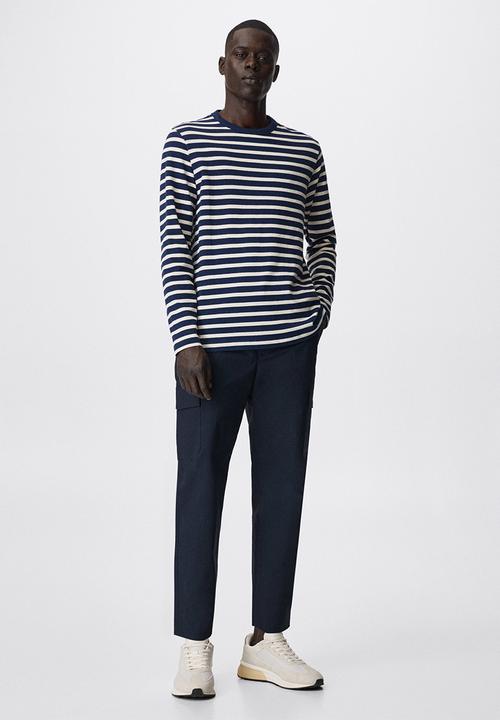 MANGO - Salonia pants - navy