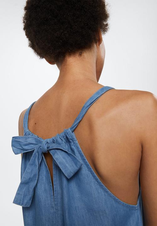 MANGO - One-piecesuit carmenl-h - medium blue