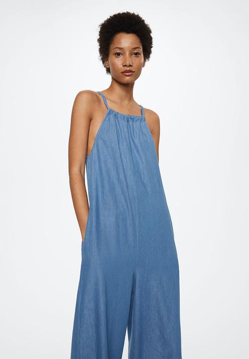 MANGO - One-piecesuit carmenl-h - medium blue