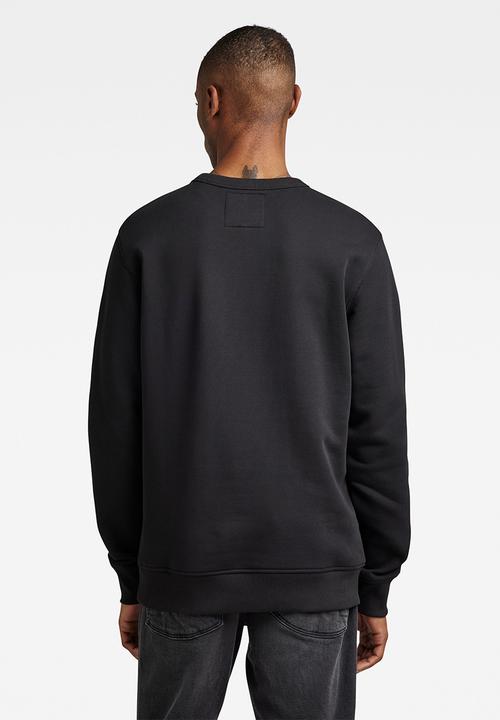 G-STAR - Multi colored raw sweater - dark black