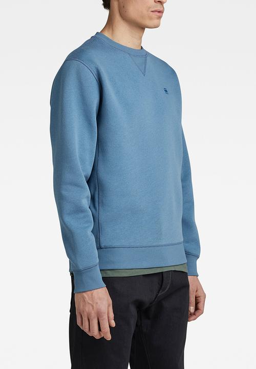 G-STAR - Premium core sweater - azul