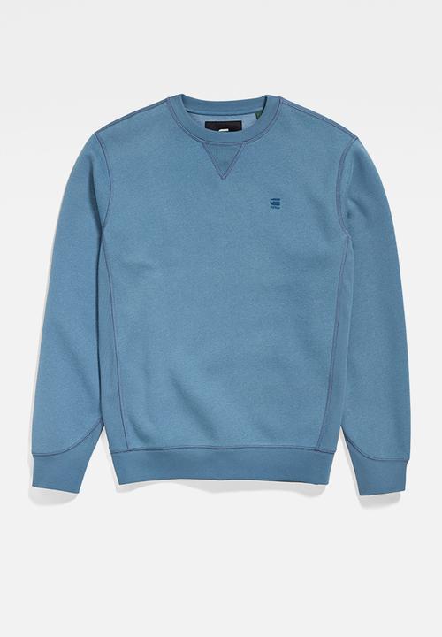 G-STAR - Premium core sweater - azul