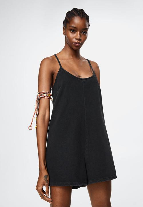 MANGO - Playsuit elle - black 
