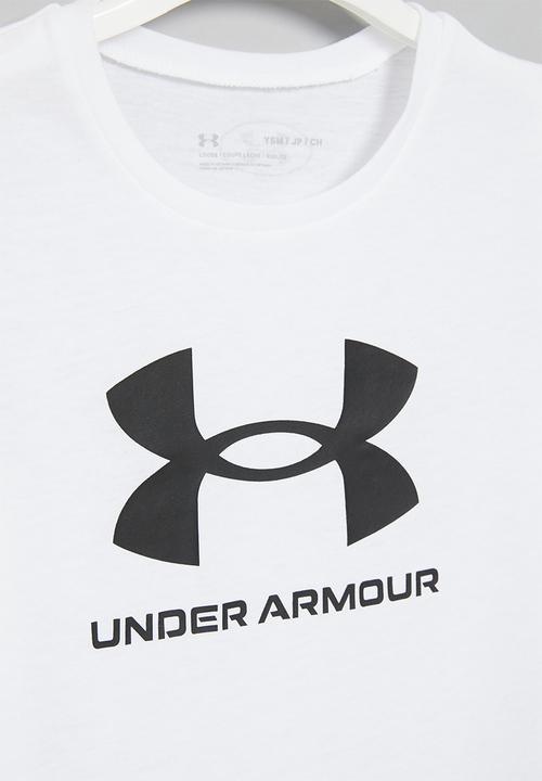 Under Armour - Live sportstyle graphic short sleeve - white & black