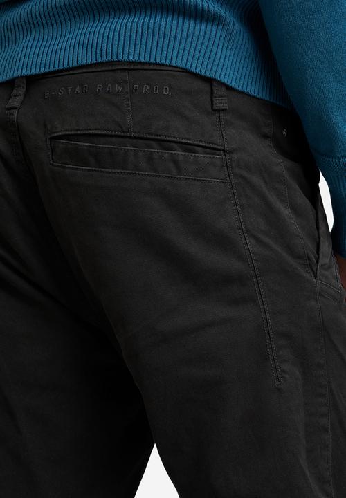 G-STAR - Bronson 2.0 slim chino - dk black