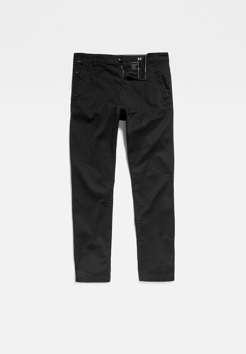 G-STAR - Bronson 2.0 slim chino - dk black
