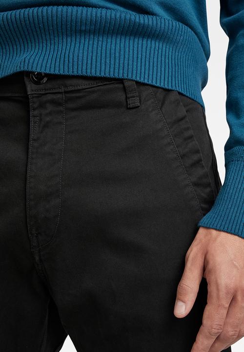 G-STAR - Bronson 2.0 slim chino - dk black