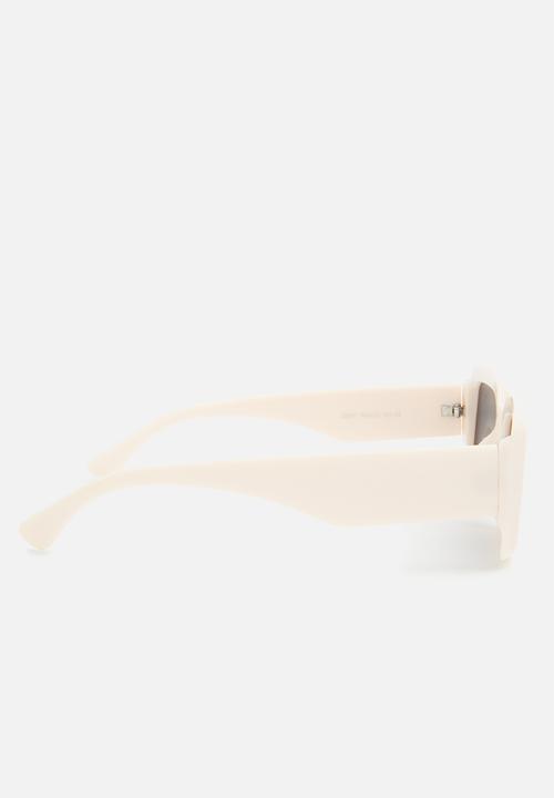 Superbalist - Talya rectangle sunglasses - cream