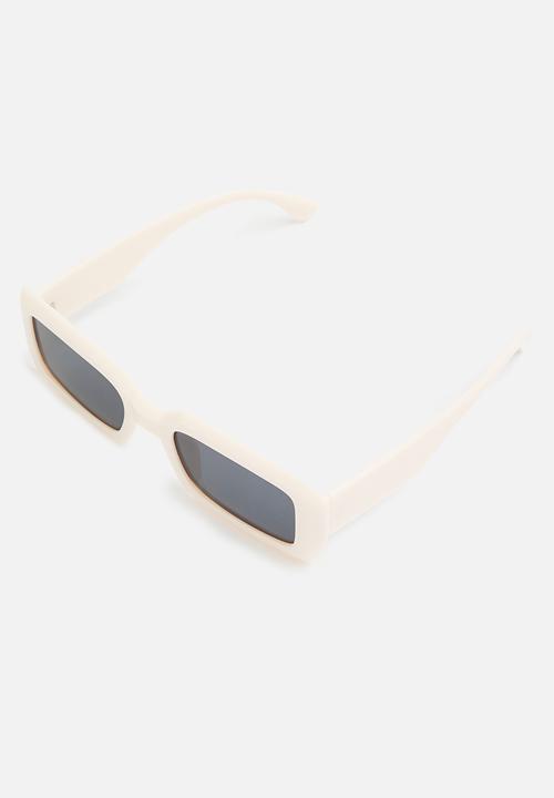 Superbalist - Talya rectangle sunglasses - cream