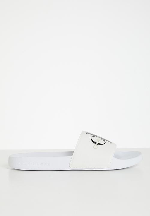 Calvin Klein - Slide monogram co - bright white