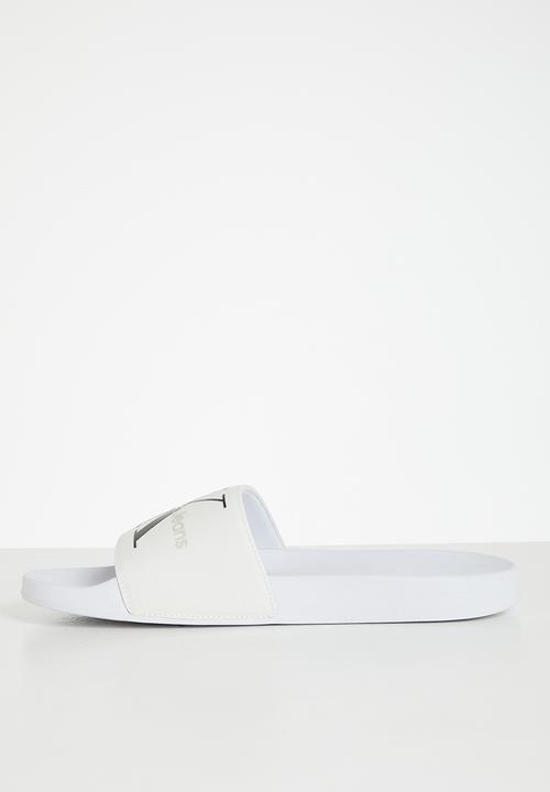 Calvin Klein - Slide monogram co - bright white