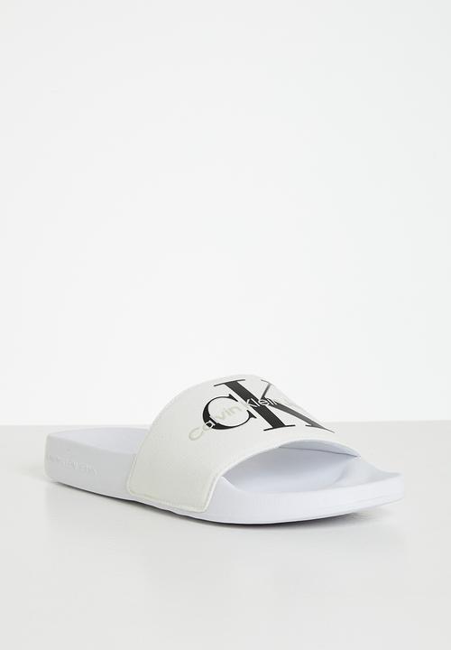 Calvin Klein - Slide monogram co - bright white