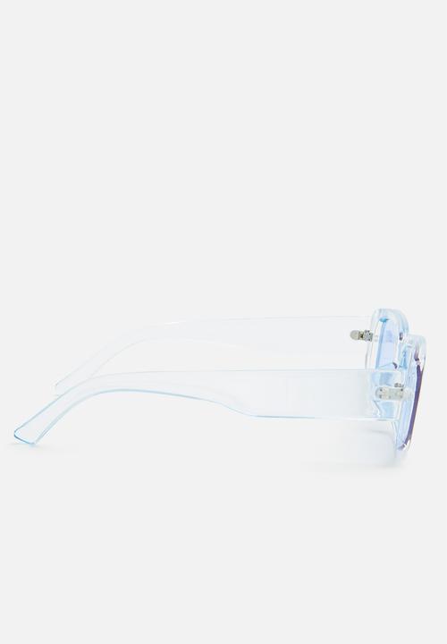 Superbalist - Lia rectangle sunglasses - blue