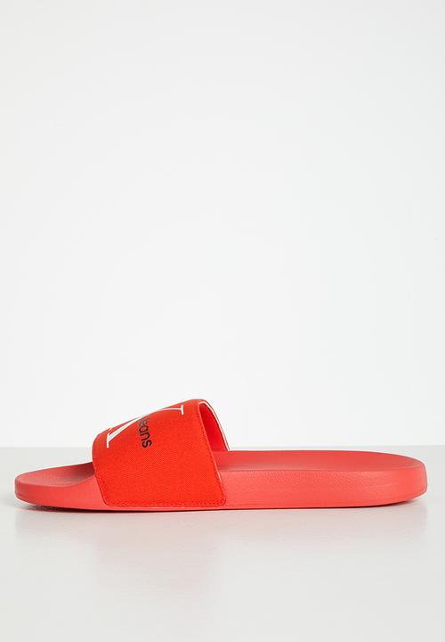 Calvin Klein - Slide monogram - strawberry field