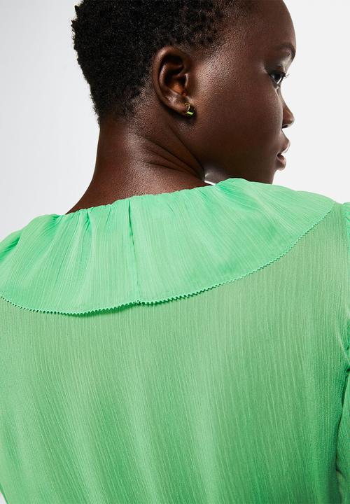 MANGO - Blouse green - green