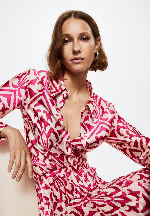MANGO - Shirt quant - pink