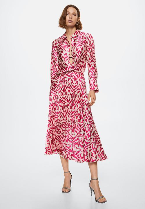 MANGO - Shirt quant - pink