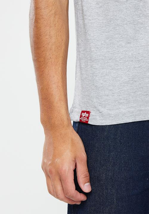 Alpha Industries - Twin pack t in box - black & grey