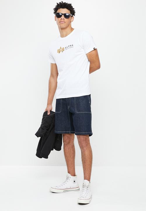 Alpha Industries - Twin pack t in box - navy & white