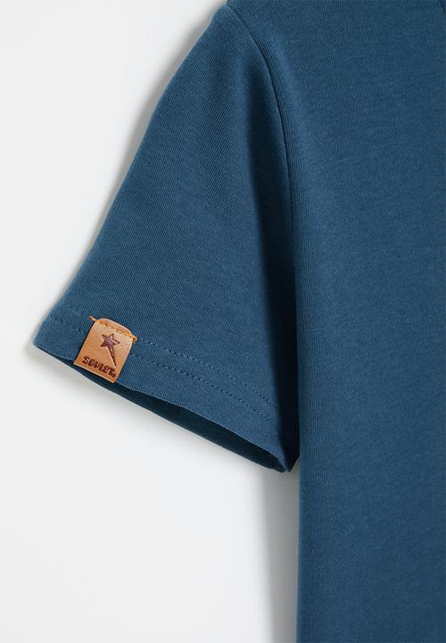 SOVIET - Boys hull short sleeve muscle tee - teal