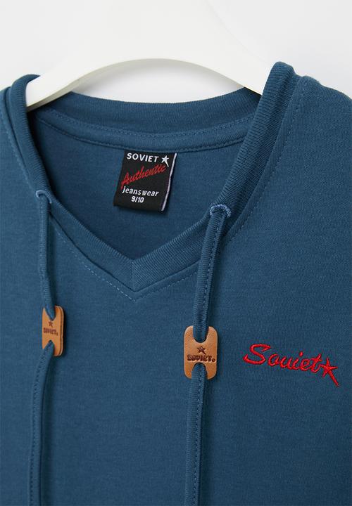 SOVIET - Boys hull short sleeve muscle tee - teal