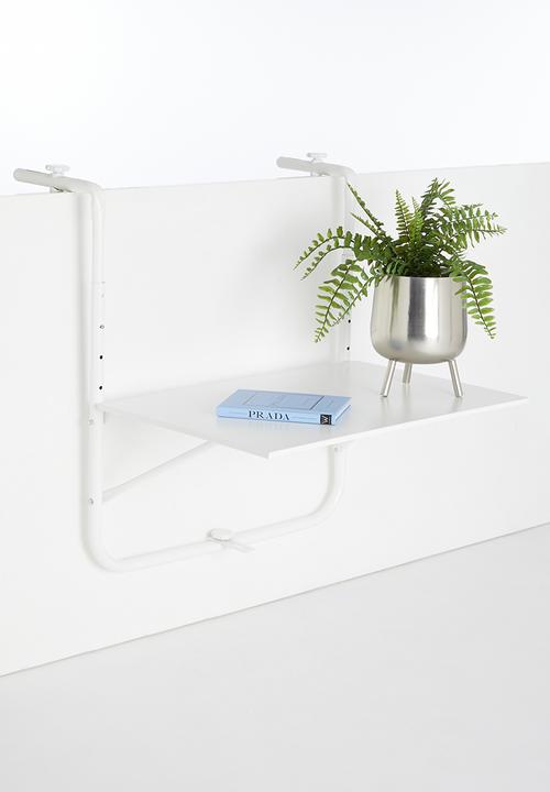 H&S - Balcony table - matt white