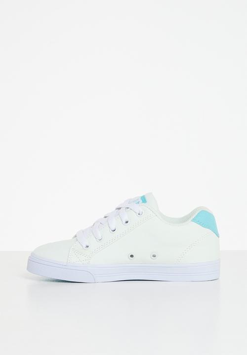 DC - Chelsea sneaker - white / mint julip